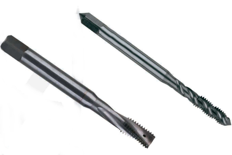 Threading 4 Flutes M3×0.5 Solid Carbide Taps， spiral flute taps