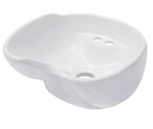 Quality Professional Salon Equipment Parts / Ceramic Salon Shampoo Sink White Color wholesale