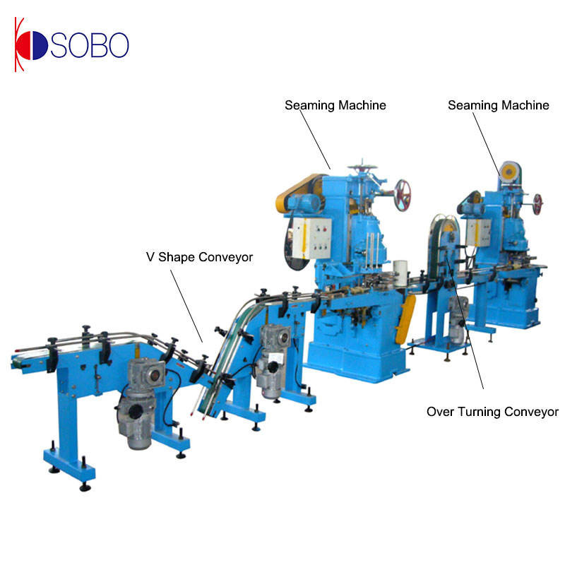 153mm Round CanChemical Can Making Machine Multifunctional CE Certified