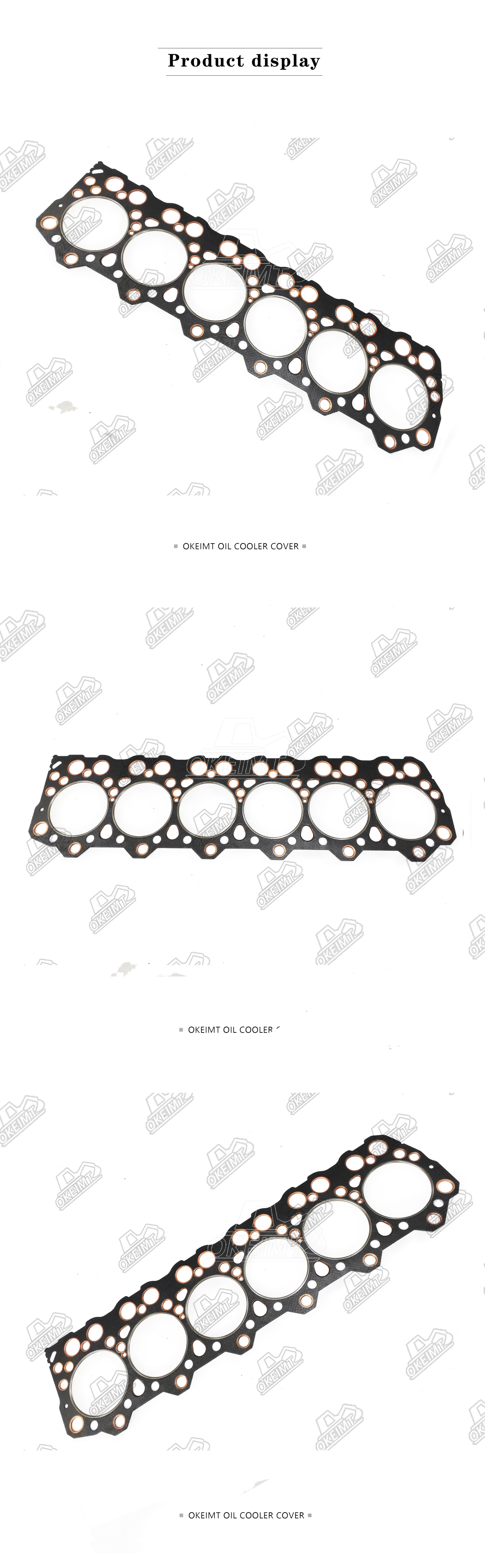 Asbestos Cylinder Head Gasket For MITSUBISHI 6D34 6D34T Kobelco SK200-5