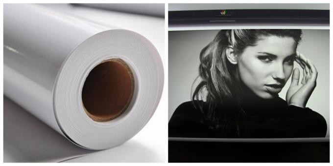 Matte 260 gsm Wide Format Printing Paper , One Side Large Format Inkjet Paper
