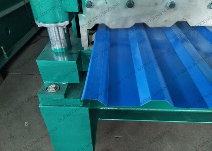10kw Trapezoidal Roll Forming Machine To Make Corrugated Metal Sheet 380V