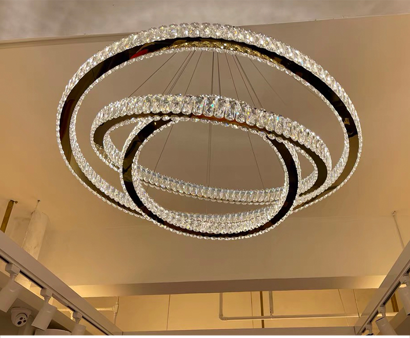 Luxury Led Living Room Chandelier Modern Creative Staircase Lamp nordic chandelier(WH-CY-234)