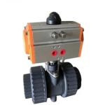 DN50 UPVC Electric Ball Valve AC220V Electric Motor Operated Valve