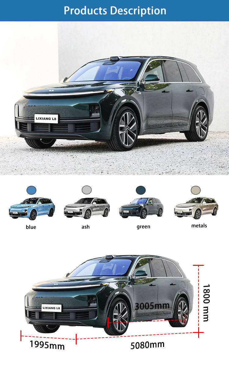 2024 Steering Sunroof Hybrid Lixiang L8 Pro Max Electric EV Cars