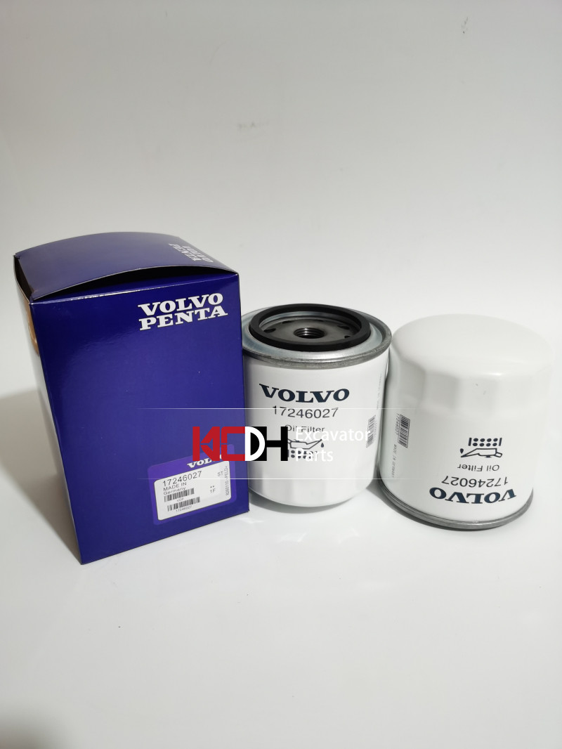 High Performance Excavator Engine Parts Oil Filter Element 17246027 For Excavator Construction Machinery