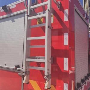 Quality Grey Color Aluminum Folding Ladder 8 KG Weight High Performance wholesale