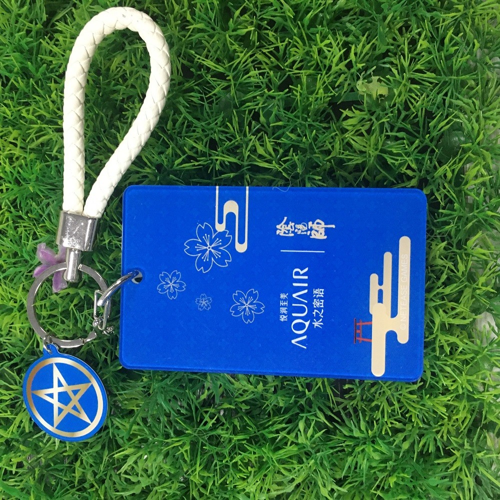 eco flexible PVC rubber embossed pvc patch customized shape Key chain