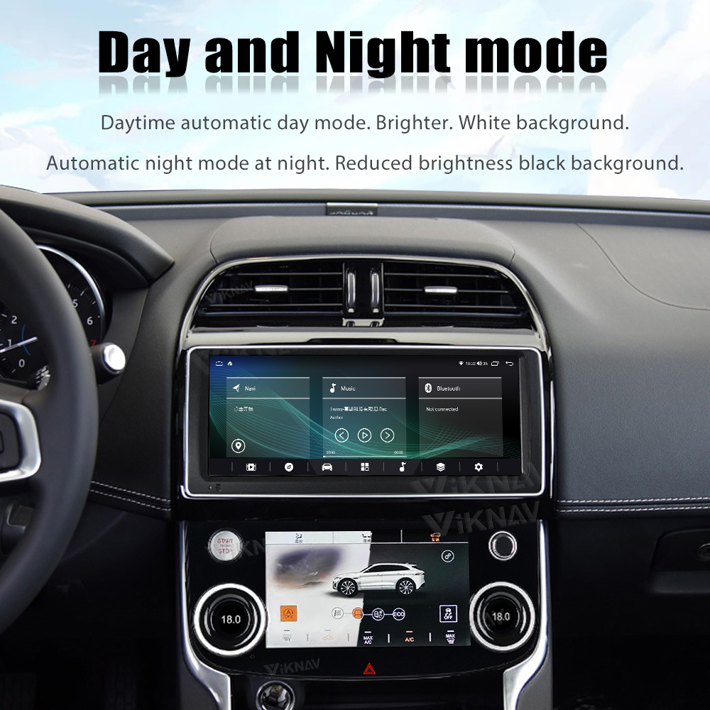 Jaguar Series LCD Climate Control Screen Car AC Panel 10.0inch Full Touch Screen