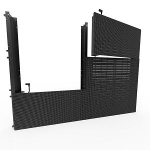 Quality Noiseless Media Facade Lighting Economical L500×H1000mm Cabinet Size Transparent Led Curtain wholesale