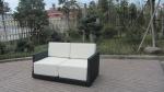 4pcs rattan sofa with very thick cushion