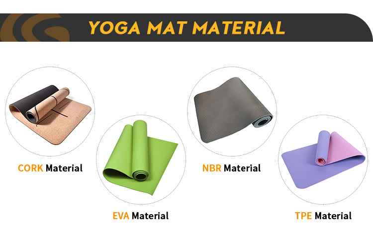 UV Printing Eco Friendly Eva Yoga Mat 173cm 0.4cm Thickness