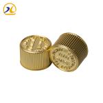 Electroplating Gold Child Proof Lid , 20mm Pharmaceutical Bottle Cap