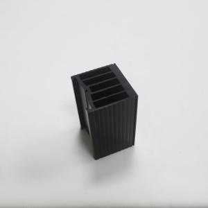 Quality Light Black Aluminum Profile Heat Sink With Anodizing Surface Treatment wholesale