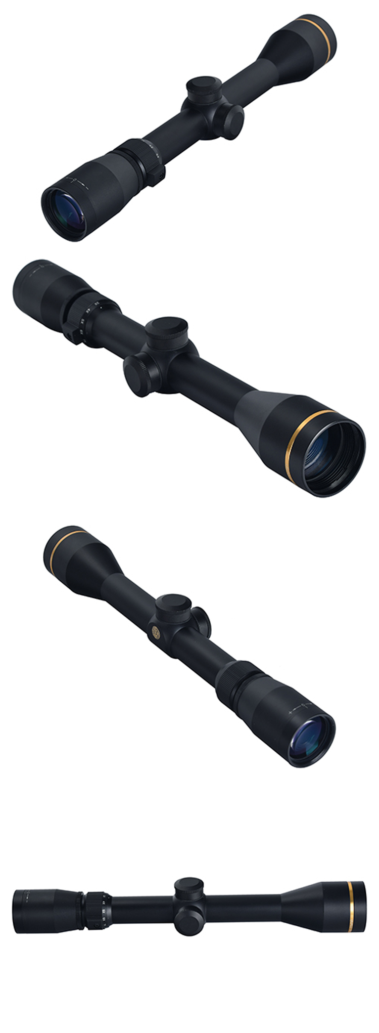 LE 3-9X40 1'' Waterproof Hunting Scope Black/Camouflage and Compatible with Optics