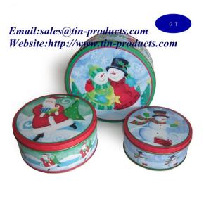 Quality Christmas Tins , Christmas Tin ,metal Christmas box wholesale