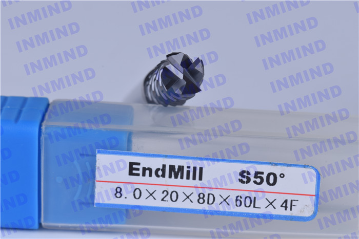 Milling Machine Cutters Tools , 8mm Roughing Cutters Used In Milling Machine