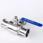 Sanitary Stainless Steel 304 316 316L Tri Clamp 3-Way Sanitary Ball Valve Type T