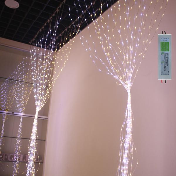 Cheap Indoor Curtain Waterproof LED String Lights 360 Degree Wide Beam Angle for sale