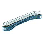 1000mm Outdoor Moving Walk Escalator Small Waterproof Residential Home Elevator