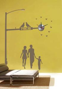 Quality Bird Decorative Vinyl Designer Wall Sticker Clocks 10A067 wholesale