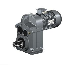 Quality OEM Parallel Shaft Helical Gear Reducer Gearmotor 1:80 Ratio For Bucket Elevator wholesale