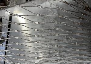 Quality Stainless Steel Staircase Wire Rope Mesh / Cable Mesh For Balustrade wholesale