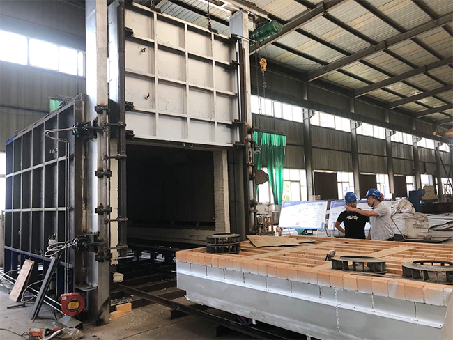 Heating Furnace High Temperature Bogie Hearth Electric Resistance Furnace 