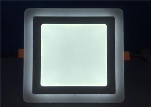 Quality SMD 2835 White Led Flat Panel Downlight Recessed Double Color Square Indoor wholesale