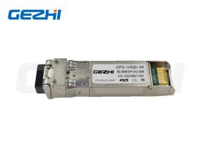 Quality 10G DWDM SFP+ Transceivers 40KM 16dB EML C-Band 50GHz 100GHz 200GHz ITU Grid wholesale