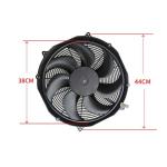Jinlong Yutong Bus SPAL Air Conditioning Condenser Fan VA33-BP93/VLL-65A-24V