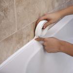 Wall Caulk Tub Surround Sealer Trim Waterproof Mold Proof Self Adhesive Tape