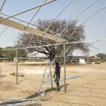 Single Layer Roof and Side Ventilation Namibia Commercial Greenhouse for