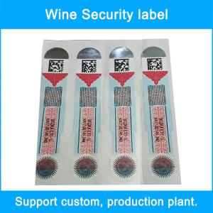 Quality Waterproof Wine Label Stickers with Tear Resistant Permanent Adhesive Roll Stickers wholesale