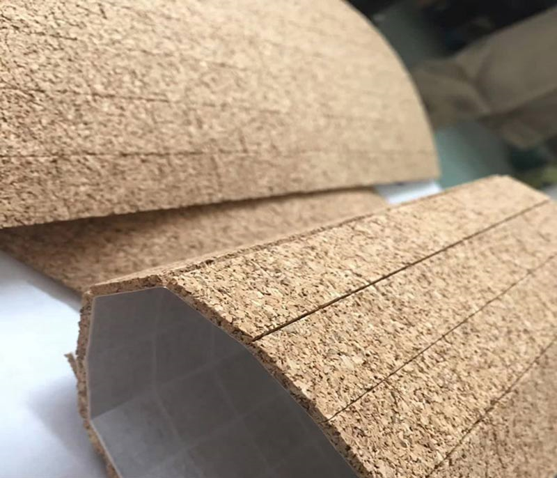 PBLOG hot sale Glass Divider Protector Cork Blocks For Glass Protection Cork Mat Pads Static cork pad