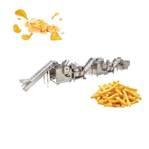 Quality Full Automatic Potato Frozen French Fries Making Machine 500kg/h wholesale