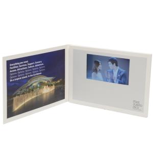 Quality 5 / 7 inch TFT LCD Video Business Cards , Promotional Video Brochure wholesale
