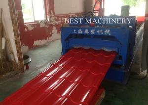 Quality Construction Metal Glazed Steel Roof Tile Roll Forming Machine High Speed Making wholesale
