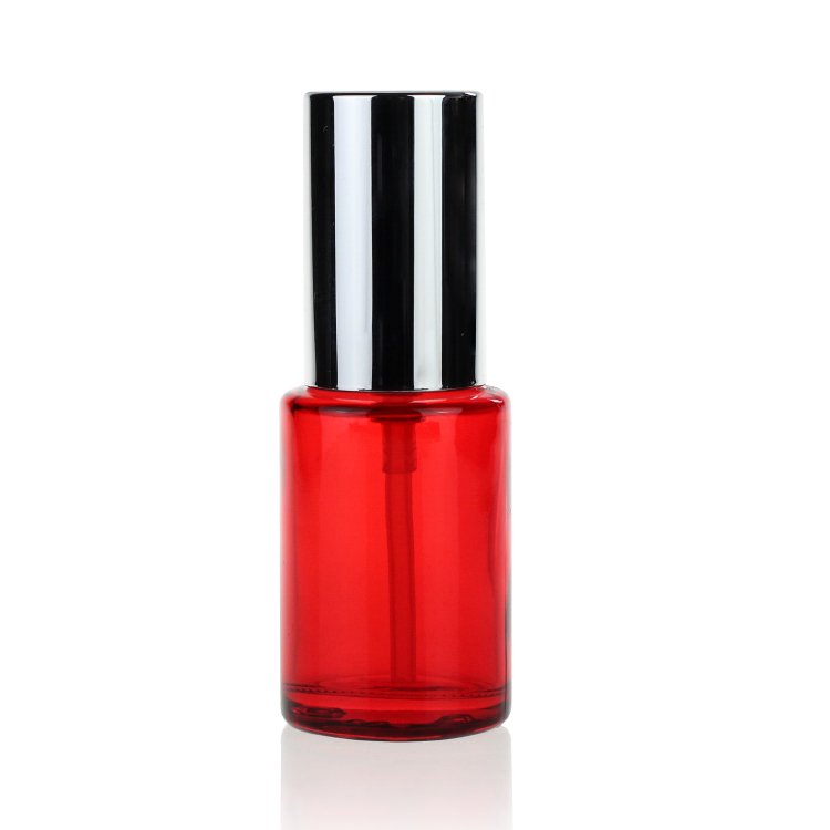 Red Luxury 30ml-120ml Cosmetic Packaging Set Pump Sprayer Screw Cap Sealing