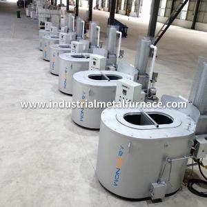 Quality Gas Fired Graphite Crucible 300 to 1000 kg Industrial Aluminum Melting Furnace with Recuperator wholesale