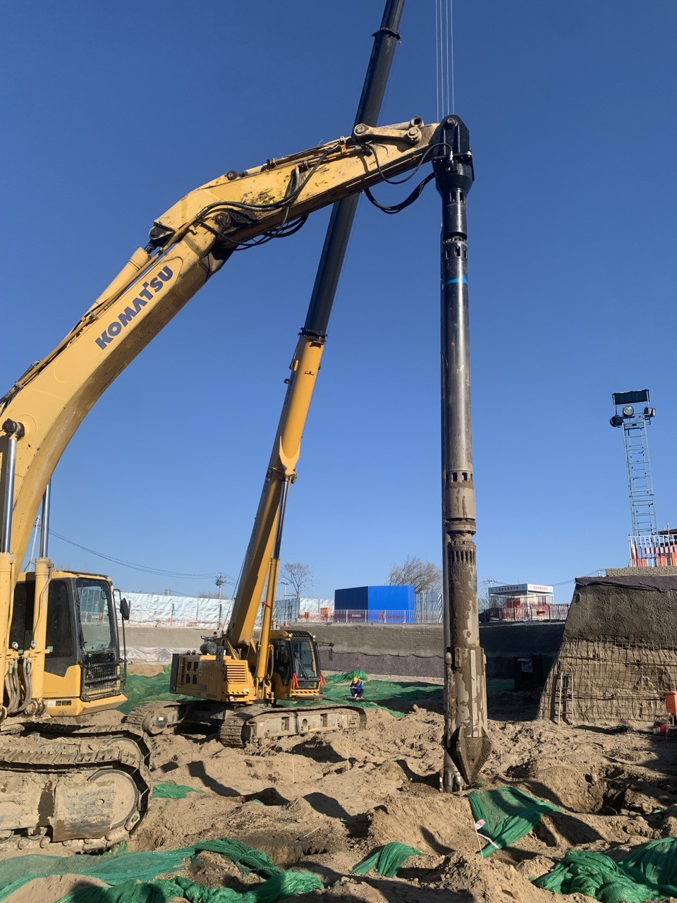 2150 Mm Hydraulic Vibroflot Advanced Vibration Technology At 43 Hz 1200 Kg Weight For Optimal Performance