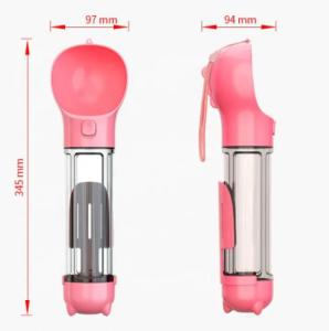 Quality Multifunctional Portable Dog Water Bottle Leakproof Retractable Lightweight Pet Water Dispenser Bottle wholesale