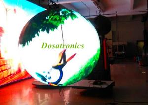 Quality Commercial Indoor Round Video Spherical LED Display Module 1000cd/m2 wholesale