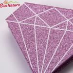 Wholesale Stamping Coated Paper Empty Glitter Black Luxury Eyelash Packaging