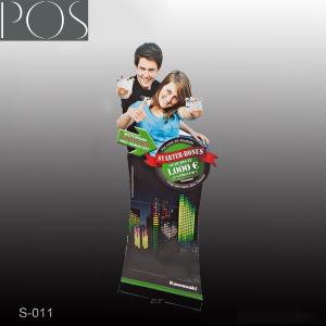 Quality corrugated paper POP person figure cardboard standee wholesale