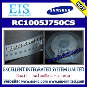 Quality RC1005J750CS - SAMSUNG - THICK-FILM CHIP RESISTOR - Email: sales009@eis-ic.com wholesale