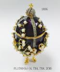 Enameled Easter Egg Jewelry Box wholesale easter egg metal Faberge Egg Jewelry