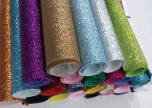 Quality 80gsm Non Woven Backing Glitter Material Multi Color 0.6mm Thickness wholesale