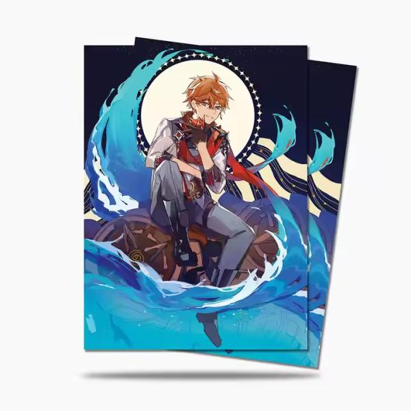 Customized 61x91mm Sports Print Anime Card Holder Logo Print Trading Card