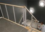 60*105mm Stainless Steel Ferrule Rope Mesh Diamond Stair Railing Infill Netting